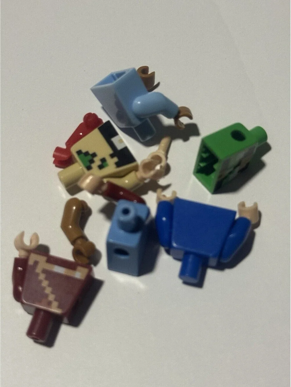 minecraft lego minifigures lot Plus Huge Bag Of Legos